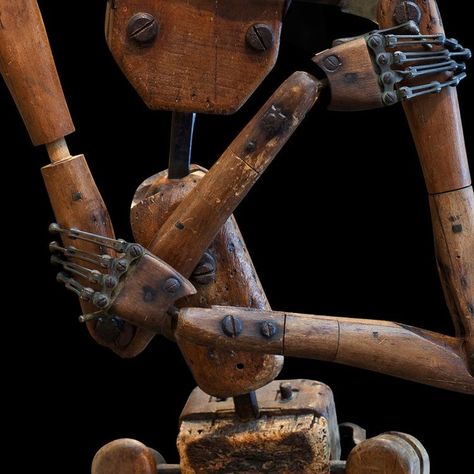 Magnus Burnsides, Wooden Mannequin, Artist Mannequin, Adventure Zone, Mannequin Art, Marionette Puppet, Pinocchio, Outsider Art, Stop Motion