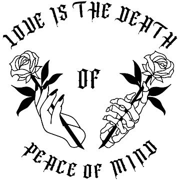 Loveless Tattoo Ideas, You Are Mine Tattoo, Lord Forgive Me Tattoo, Vengeance Tattoo Ideas, Dayseeker Tattoo, Bad Omens Drawing, Emotional Tatoos Ideas, Anti Love Tattoo, Through Love All Is Possible Tattoo