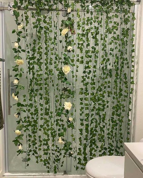 Shower Curtain Ideas Creative, Waterfall Decoration, Shower Curtain Ideas, Industrial Showers, Double Shower Curtain, Hookless Shower Curtain, Diy Shower Curtain, Cute Shower Curtains, Green Shower Curtains