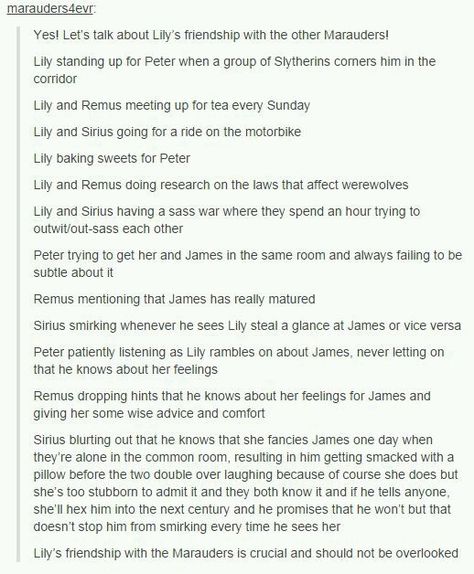 Lily Evans Headcanon, Jily Headcanon, Universal Harry Potter, Marauders Headcanons, Memes Harry Potter, Maxon Schreave, Romantic Feelings, About Harry Potter, Yer A Wizard Harry