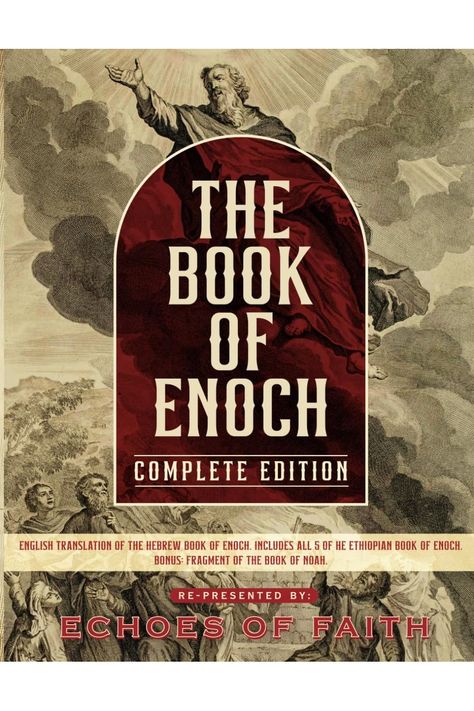 The Book of Enoch Complete Edition: English Translation Of The Hebrew Book Of Enoch Includes All 5 Book Of Enoch, Science Fiction Series, Best Book Covers, Cool Books, English Translation, Travel Book, New Books, Science Fiction, Texts