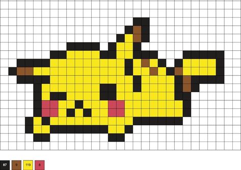 Pixel Perler Beads, Pixel Pokemon Art, Easy Perler Bead Ideas Simple, Pokemon Pixel Pattern, Pokemon Fuse Beads, Pikachu Perler Bead Pattern, Eevee Pixel Art, Pixel Art Pokemon Pikachu, Pikachu Perler Beads