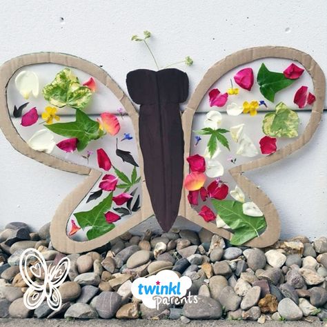 Beautiful Craft Ideas, Forest School Activities, Sticky Back Plastic, Bug Hotel, Year 6, Forest School, Floral Butterfly, Kid Activities, Learning Games