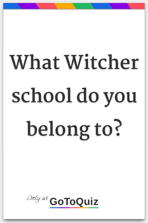 "What Witcher school do you belong to?" My result: School of the Wolf Witcher School Of The Bear, Witcher Schools, Fantasy Series, The Wolf, The Witcher, Feline, Video Games, How To Find Out, Video Game