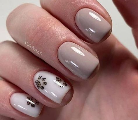 The Ultimate List of Animal Print Nails That Are Too Cute To Pass Up! - The Catalog Nail Art For Medium Skin Tone, Dog Nail Art, Paw Nails, Short Nail Manicure, White Gel Nails, Brown Nails Design, Animal Nail Art, Zebra Nails, Print Nails