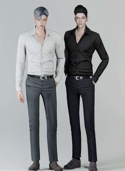 [KK] Basic set 23 My mesh / All morphs / All LODs Custom thumbnails HQ Complete [DOWNLOAD] (EA / public on November 11, 2024) – @ooobsooo в Tumblr White Outfit For Men, Formal Men Outfit, Dads Clothes, Sims 4 Build, Emo Outfits, November 11, Sims Cc, Sims 4, Mesh