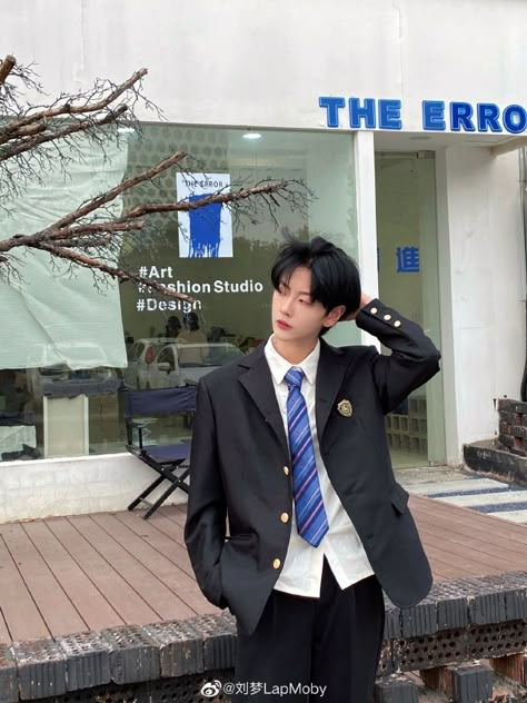 Korean Uniform School, Academia Uniform, Ann Liang, Korean Style Boy, Private School Uniforms, Boys School Outfits, Kore Ulzzang, School Outfits Highschool, Japanese Uniform