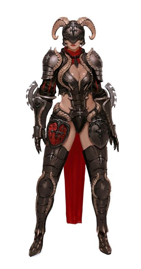 Esmaga Cranio guerreira amazona Woman In Armor, Female Armor, Female Knight, Warrior Girl, Fantasy Armor, Armors, Armor Concept, Fantasy Warrior, Arte Fantasy