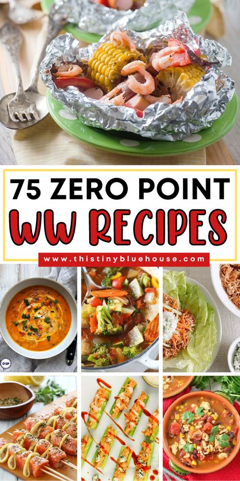 Weight Watcher 0 Point Meals, We Zero Point Snacks, Ww Zero Point Dinners, 0 Point Ww Meals, Zero Point Ww Breakfast, Weight Watchers Smart Points Recipe, Low Calorie Weight Watchers Recipes, Zero Point Ww Snacks, Low Point Ww Lunch