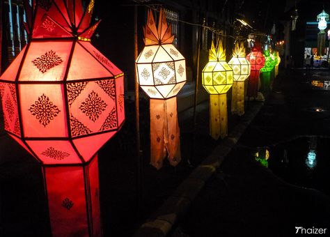 Yi Peng Chiang Mai Thai Lantern, Yi Peng Lantern Festival, Loy Krathong, Sky Lanterns, Dinning Set, Lantern Festival, Chiang Mai, Southeast Asia, Paper Lamp