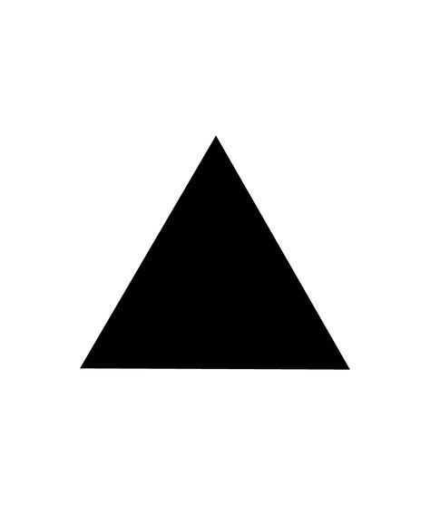 Black Triangle Tattoo, Black Emoji, Triangle Symbol, 3d Triangle, Timeless Simplicity, Blackout Tattoo, Photo Album Layout, School Poster, Black Figure