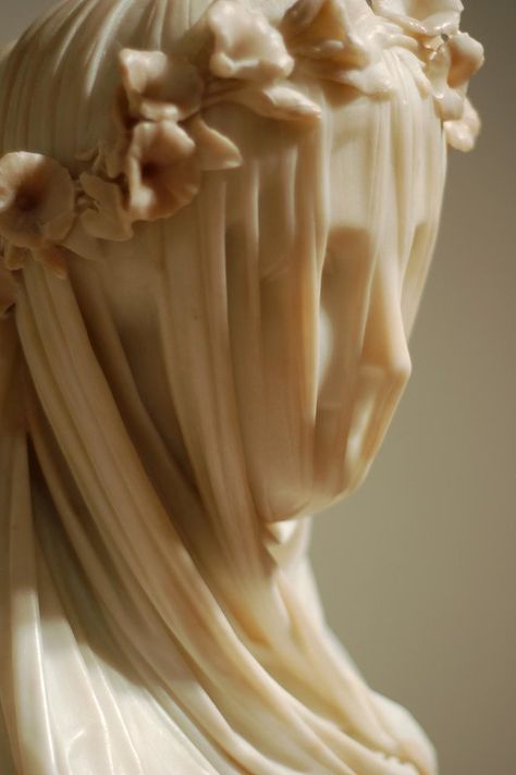 Veiled Lady at MIA | by: Raffaelo Monti, c. 1860 | Kelly Marie Ekeroth | Flickr Veiled Vestal, The Veiled Lady, Veiled Lady, Ancient Greek Sculpture, Greek Statues, Ancient Statues, Greek Sculpture, Goddess Statue, Ancient Sculpture