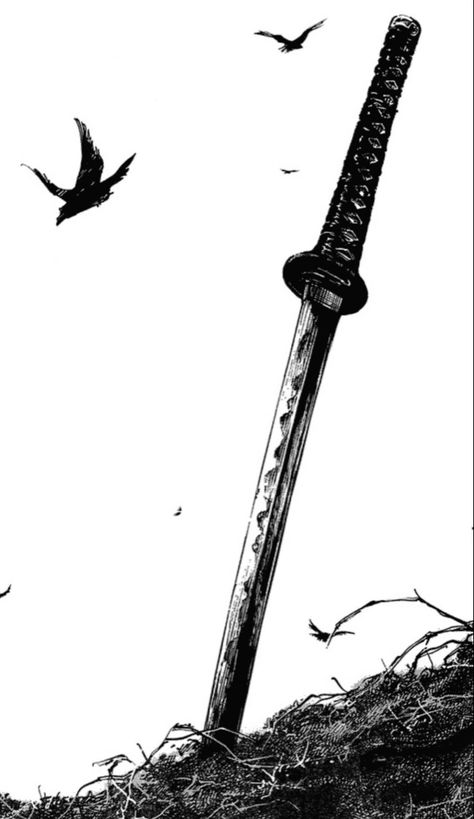 Musashi Miyamoto Swords, Musashi Miyamoto Tattoo, Vagabond Tattoo Ideas, Vagabond Manga Panels, Miyamoto Musashi Tattoo, Vagabond Tattoo, Guerriero Samurai, Musashi Miyamoto, Poses Manga