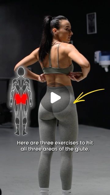 Lisa jean on Instagram: "Trying to grow your GLUTES? 🍑 Try these 3 exercises to target the whole booty muscle-group 🔥 FOLLOW ME @lisafiittworkouts for more tips & tricks for your training! @strngofficial_  You can find glute guides on the @strngofficial_ fitness app! Download it TODAY and get started on your booty goals with 7 days free ✨  main page: @lisafiitt" Glute Growing Exercises At Home, Gluteus Medius Workout Gym, Uneven Glutes Exercise, Upper Glute Workout, Glute Exercises For Women, Bum Exercises, Upper Glute Exercises, Medius Workout, 2024 Workout