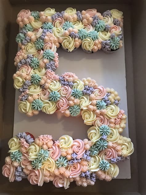 Pull apart cupcake cake | Pull 5 Shaped Cupcake Cake, Pull Apart 2 Cupcake Cake, Number Five Cupcake Cake, Number Cakes With Cupcakes, Two Sweet Cupcake Cake, Letter Pull Apart Cupcakes, Number 5 Unicorn Cupcake Cake, Pull Apart Cupcake Cake Letters, Cupcake 5 Shape