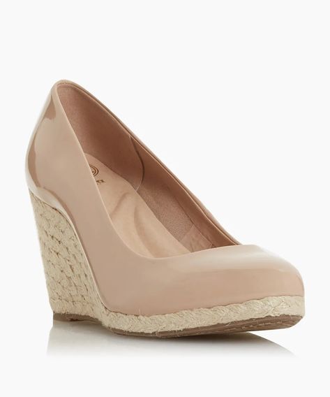 Ladies Wedge Shoes, Wedge Platform Sandals, Heel Sneakers, Wedge Heel Sneakers, Heeled Espadrilles, Nude Wedges, Espadrilles Shoes, Espadrilles Style, Shoe Wishlist