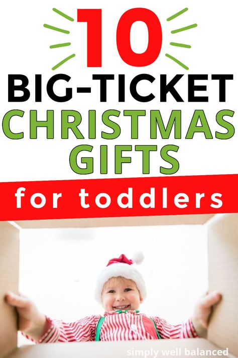 The best Christmas gifts for toddlers, that will completely blow their minds. Whether your are looking for your "big" Christmas gift or Santa Gift, these unique toys will wow your kiddo and leave them in awe of Christmas magic. Full of toys that will not disappoint and will provide hours of fun for years to come! #toddlergifts #santagifts #toddlergiftideas Christmas Gifts For Toddlers, Toddler Gift Guide, Best Toddler Gifts, Gifts For Toddlers, Non Toy Gifts, Toddler Christmas Gifts, Toddler Education, Alternative Gifts, Toddler Snacks