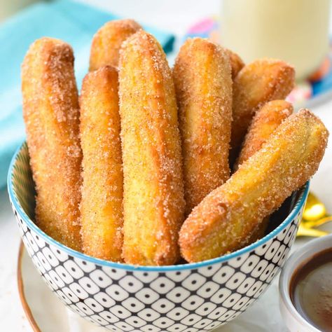 Churro Cruffins, Air Fryer Churros, Conscious Plant Kitchen, Homemade Churros, Churros Recipe, Vegan Christmas Recipes, Plant Kitchen, Air Fryer Oven Recipes, No Dairy