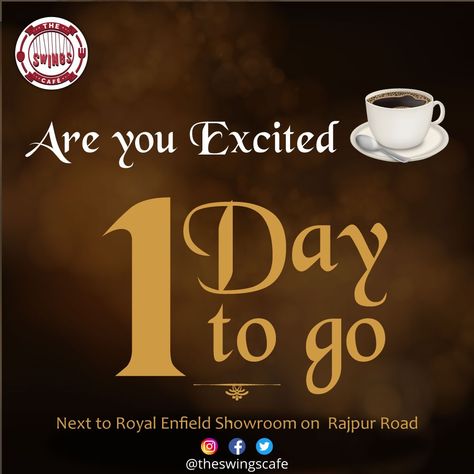 One More Day Countdown, One Day To Go Countdown, One More Day To Go, One Day To Go, Day Countdown, One More Day, Design Dresses, Dehradun, African Design Dresses