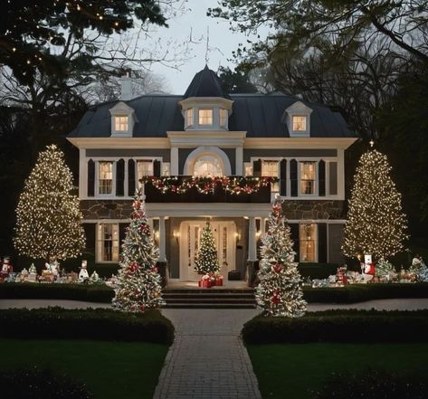 Christmas Homes, Christmas House Lights, Christmas Dreaming, Dream Life House, Dream House Interior, Christmas Scenes, Dream House Exterior, House Goals, Dream House Plans