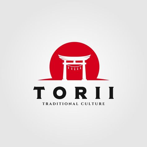 Japanese Logo Style, Logo Design Japan, Japanese Logos, Japan Branding, Logo Design Japanese, Japanese Branding, Desain Ux, Gate Logo, Sushi Logo