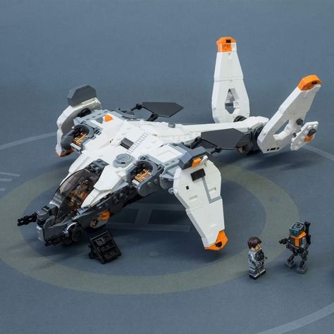 Lego Gunship, Lego Titanfall, Armadura Ninja, Titanfall 2, Space Engineers, Lego Army, Lego Spaceship, Lego Ship, Lego Military