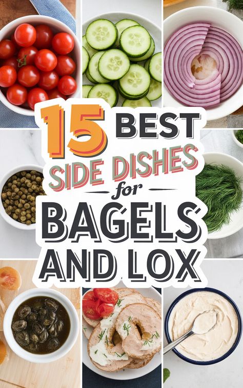 Elevate your brunch game with these delicious pairings for bagels and lox! 🥯🐟 #bagelsandlox #brunchideas Bagel Lox Platter, Bagels And Lox Platter, Lox And Bagels Platter, Lox Salad, Lox Bagel, Bagel Spread, Salmon Lox, Vegan Bagel, Smoked Salmon Bagel