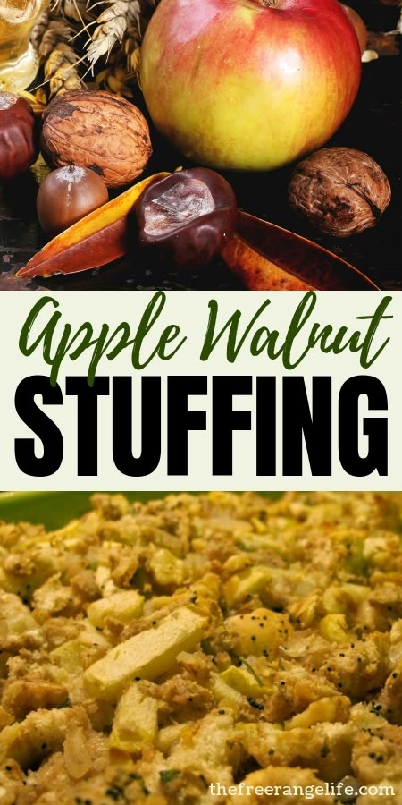 Apple Walnut Stuffing, Thanksgiving Recipes Healthy, Pumpkin Recipes For Dogs, Walnut Stuffing, Dressing Recipes Thanksgiving, Spicy Drinks, Thanksgiving Food Sides, Healthy Thanksgiving Recipes, Apple Walnut