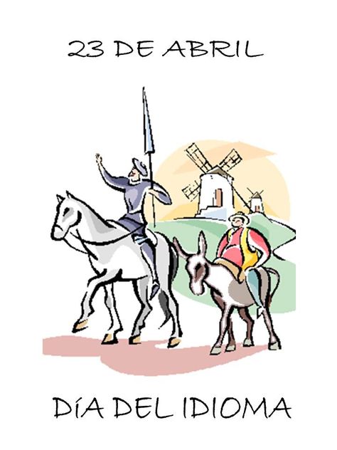 Imagenes Del Dia Del Idioma Español Pencil Art For Beginners, Spanish Classroom Decor, Don Quixote, Spanish Classroom, Class Decoration, Art And Illustration, Taos, Art Quilts, Performance Art