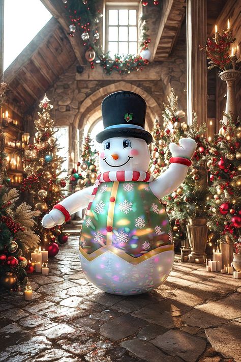 Christmas Inflatables Snowman Outdoor Decorations 8FT, Blow Up Yard Decorations Inflatable Xmas Snowman with Rotating Colorful LED Lights for Lawn Garden Party Holiday Decor Snowman Outdoor Decorations, Xmas Snowman, Colorful Led Lights, Yard Decorations, Christmas Inflatables, Outdoor Holiday Decor, Outdoor Decorations, Holiday Decorations, Yard Decor