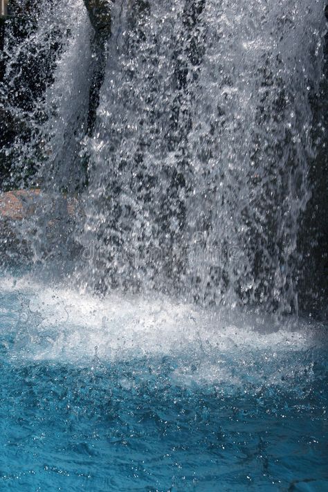 Splashing waterfall. Crystal clear waterfall close up , #SPONSORED, #waterfall, #Splashing, #Crystal, #close, #clear #ad Close Up Water Photography, Waterfall Close Up, Waterfall Texture, Dr Ideas, Environment Photography, Water Photos, Water Fall, Pastel Paintings, Underwater Photos