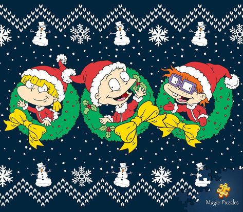 Cartoon Network Christmas, Nickelodeon Christmas, Simpsons Christmas, Western Clipart, Christmas Wallpaper Iphone Cute, Childhood Characters, Sublimation Ideas Projects Inspiration, Christmas Backgrounds, Hey Arnold