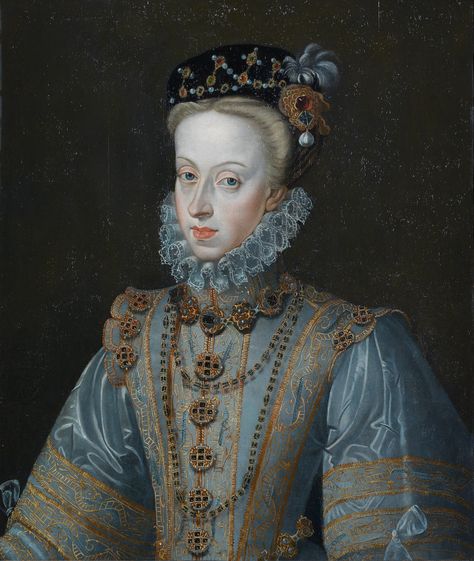 16th Century Portraits, Queen Of Spain, Harvard Art Museum, Italian Paintings, Spanish Fashion, European Paintings, Historical Clothing, A Lady, Historical Fashion