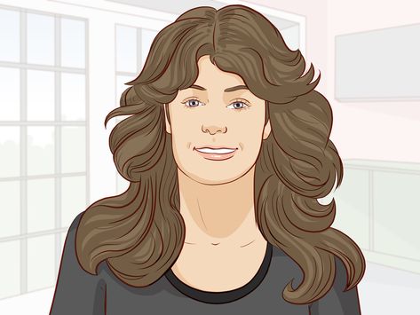 How To 70s Hair, Curly Feathered Hair, 70s Flipped Hair, 80s Feathered Hair, Long Feathered Hairstyles, 70s Feathered Hair, Feather Cut For Medium Hair, Feather Cut Hairstyle, Feathered Hairstyles Medium