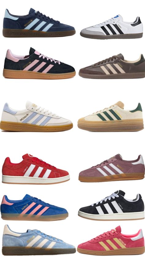 For a photo collage featuring Gazelle Adidas, consider incorporating keywords that highlight their classic style and vintage vibe. Emphasize the iconic sneakers and their place in street fashion, showcasing the athletic aesthetic that defines them. Capture the retro look with colorful designs that reflect urban culture and the timeless appeal of these beloved shoes. This combination will effectively convey the essence of Gazelle Adidas and its significance in footwear fashion. Gazelle Adidas, Athletic Aesthetic, Shoes For School, Footwear Fashion, Urban Culture, Vintage Vibe, Adidas Gazelle, Retro Look, Vintage Vibes