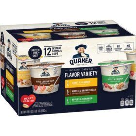 Canned & Packaged Foods - Sam's Club Quaker Instant Oatmeal, Quaker Oatmeal, Oatmeal Flavors, Fruit Cream, Instant Oats, Crunch Cereal, Oatmeal Cups, Oats Quaker, Instant Oatmeal