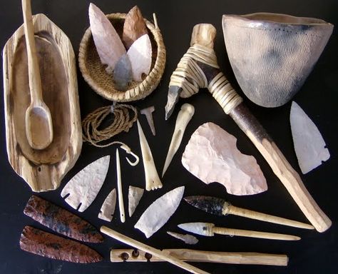 Nehawka Primitive Skills Native American Tools, Defense Techniques, Primitive Technology, Bushcraft Skills, Primitive Survival, Flint Knapping, Mountain Men, Survival Quotes, Indian Artifacts