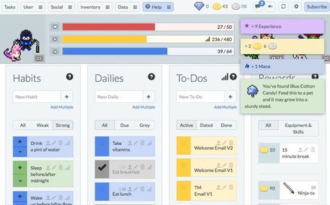 Gamifying Life, Notion Template For Work, Gamify Your Life, Project Management Dashboard, One Note Microsoft, Blue Cotton Candy, Process Management, Business Process Management, Project Management Templates