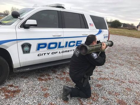 The Loretto Police Department attempted to make a joke using a rocket launcher. A few people didn't find it funny. #rocket #launcher #joke #facebook Rocket Launcher, It Funny, Kill People, Police Department, Art Stuff, Police Officer, Small Town, Small Towns, Funny Stuff