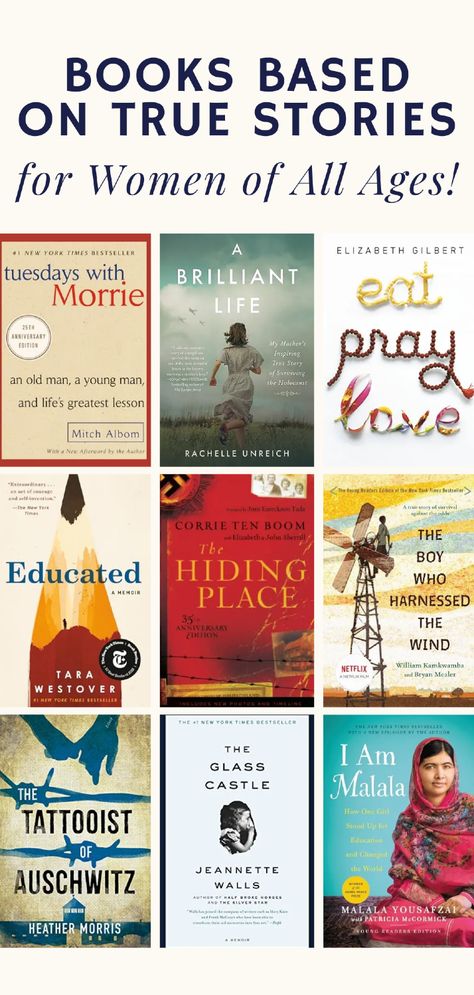 Not sure what to read next? These inspirational true story books are must-reads! Featuring heartwarming true love story books, thrilling horror books based on true story, and uplifting true story Christian books, this list has it all. Ideal for teens, for women, or anyone curious about life’s challenges. Take the what book should I read next quiz and dive in today! Books To Read Memoirs, Time Period Books, Best True Story Books, Clean Books For Women, Books To Read In Your 40s, Best Christian Fiction Books, Books For Women In Their 40s Over 40, Feel Good Books To Read, Books To Read In Your 30s Woman