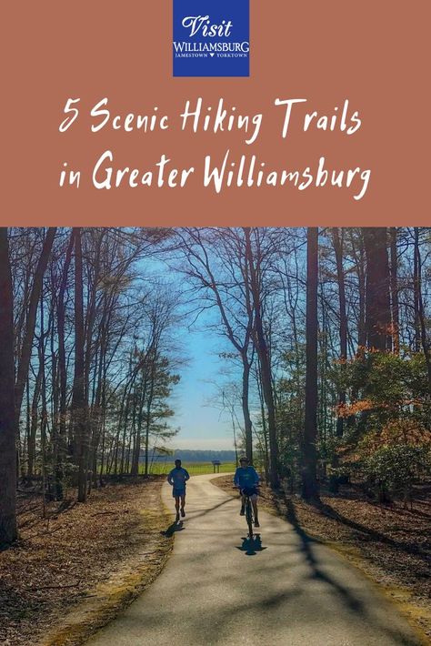 5 Scenic Hiking Trails in Greater Williamsburg Hiking Near Williamsburg Va, Williamsburg Vacation, Views Of Nature, Boots Are Made For Walking, Virginia Vacation, Virginia History, Virginia Travel, Williamsburg Virginia, Nature Hiking