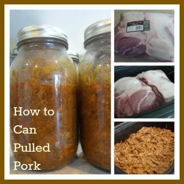 How to can pulled pork with a pressure canner. Great food storage item! Pressure Canning Meat, Diy Canning, Canned Meats, Canning 101, Easy Canning, Pressure Canning Recipes, Canning Pickles, Canned Meat, Canning Tips