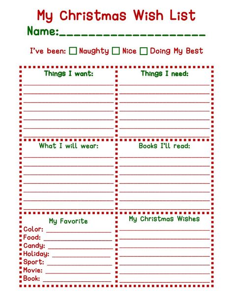 My Christmas Wish List printable from Organized 31 Shop. Christmas Digital Downloads, Male Secret Santa Gifts, Christmas List Designs On Paper, Christmas List Decoration Ideas, Christmas Wants List, My Christmas Wishlist Printable, Things To Wish For, 5 Gifts For Christmas Rule, Blank Christmas List