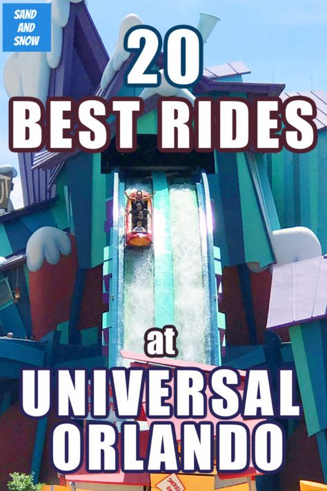 Planning a trip to Universal Orlando Resort and want the scoop on the best rides? From water plunges to thrilling coasters to kid-approved favorites, here are the 20 best rides at Universal Orlando in 2021! #UOR #UniversalOrlando #ThemeParks #Orlando #FamilyTravel Best Rides At Universal Orlando, Rides At Universal Studios Orlando, Universal Studios Orlando Secrets, Universal Studios Orlando Rides, Universal Studios Orlando Planning, Disneyland Orlando, Universal Studios Orlando Trip, Universal Trip, Disney Universal Studios