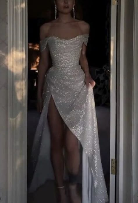 Sparkle Evening Dress, Glitz And Glam Prom Gown, Classy Prom Dresses Elegant Long, Glitz And Glam Long Gown, Glittery Prom Dresses Long, White Prom Dress Long Elegant, Glittery Dress Long, Glittery White Dress, Glittery Long Dress