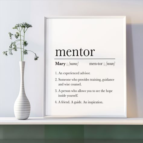 Personalized Mentor Gift, Teacher Gift, Retirement Gift, Thank You Mentor, Gift for Boss Thank You Mentor Gifts, Thank You Gift For Mentor Teacher, Gifts For A Mentor, Mentor Gifts Professional, Thank You Gift For Mentor, Gifts For Mentor Teacher From Student Teacher, Mentor Thank You Gift Ideas, Sentimental Gifts For Teachers, Mentor Thank You Note