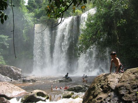 Phnom Kulen National Park (two hour drive, waterfall, swimming) - Siem Reap Province, Cambodia Phnom Kulen National Park, Sacred Mountain, Siem Reap Cambodia, Cities In Europe, Siem Reap, Angkor Wat, Asia Travel, Day Tours, Cambodia