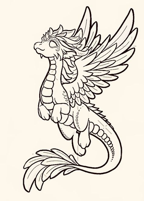 Dragon Drawing Line Art, Dragon Flash Art, Fairy Dragon Drawing, Cute Dragon Drawing Sketches, Dragon Drawing Simple, Dragon Colouring Pages, Mythical Creatures Coloring Pages, Dragon Lineart, Goth Coloring Pages