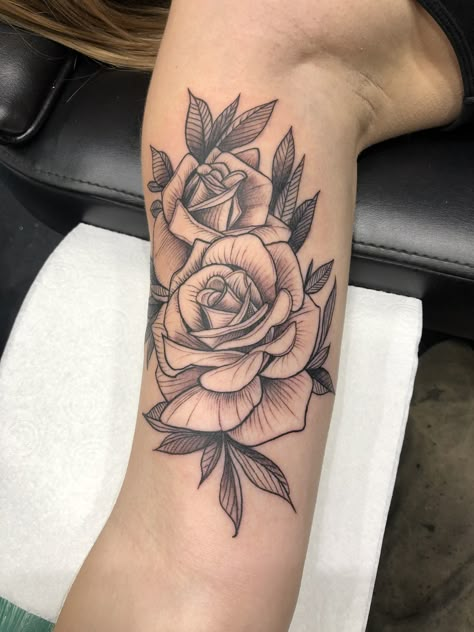 #rose #tattoos #biceps #tattoosforwomen #tattooideas Big Bicep Tattoos For Women, Bicep Cover Up Tattoos For Women, Rose Bicep Tattoo Men, Rose Tattoo Men Bicep, Rose Tattoo Inner Bicep, Inner Bicep Cover Up Tattoo, Upper Arm Rose Tattoos For Women, Bicep Rose Tattoo, Rose Tattoo Bicep