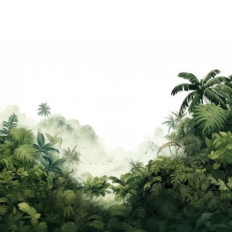 Backgrounds vegetation outdoors nature. AI generated Image by rawpixel. | free image by rawpixel.com / Wan Jungle Images, Jungle Invitations, Jungle Painting, Motif Jungle, Jungle Forest, Jungle Illustration, Jungle Tropical, Forest Plants, Forest Background